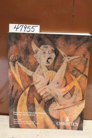 Seller image for Christie's: Important Latin American Paintings Drawings and Sculpture for sale by Princeton Antiques Bookshop