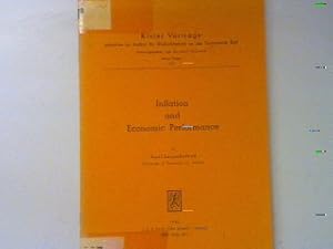 Seller image for Inflation and Economic Performance. Kieler Vortrge Neue Folge 101; for sale by books4less (Versandantiquariat Petra Gros GmbH & Co. KG)