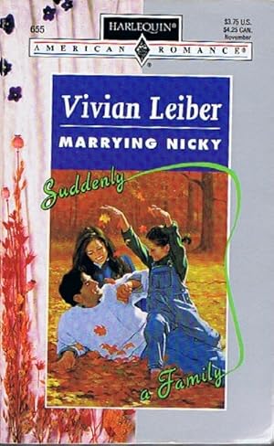 Imagen del vendedor de Marrying Nicky: Suddenly a Family a la venta por Round Table Books, LLC