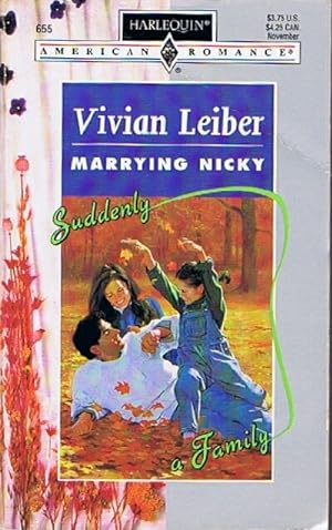 Imagen del vendedor de Marrying Nicky: Suddendly a Family a la venta por Round Table Books, LLC