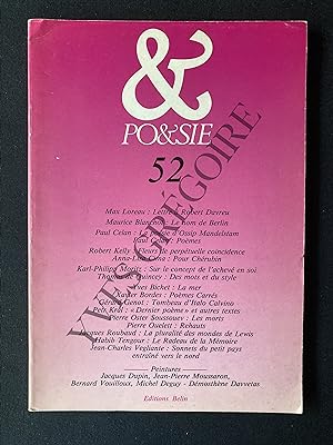POESIE-N°52-1ER TRIMESTRE 1990
