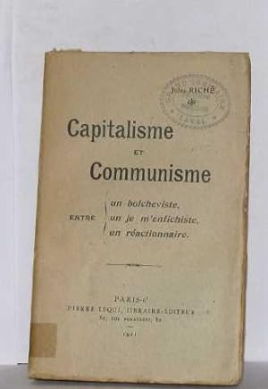 Capitalisme et communisme
