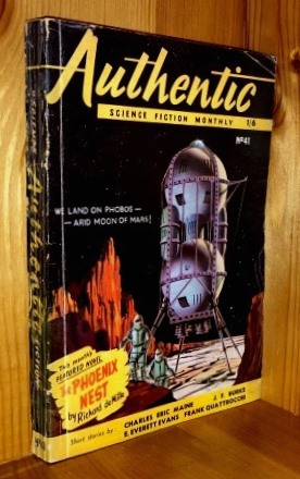 Bild des Verkufers fr Authentic Science Fiction Monthly: No 41 / January 1954 zum Verkauf von bbs