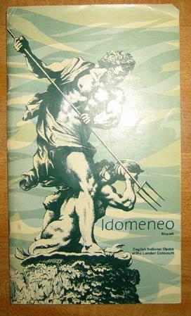 Idomeneo, Mozart: Playbill, March 4, 1976