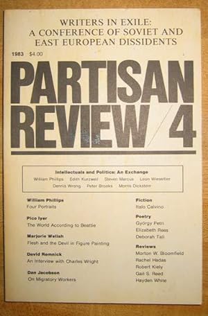 Partisan Review 4; 1983 Volume L, Number 4