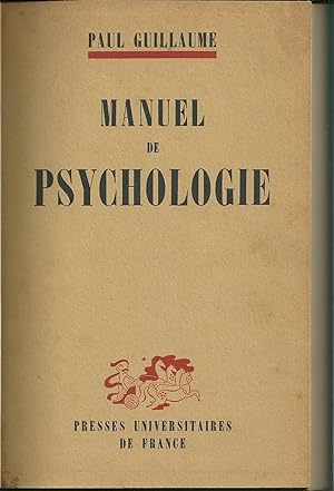 MANUEL DE PSYCHOLOGIE