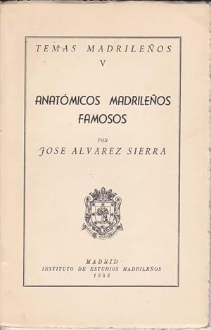 Imagen del vendedor de ANATMICOS MADRILEOS FAMOSOS a la venta por Librera Races