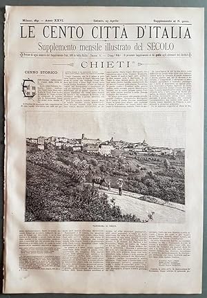 Image du vendeur pour Le cento citt d'Italia - CHIETI mis en vente par Stampe Antiche e Libri d'Arte BOTTIGELLA
