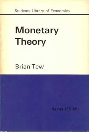 Seller image for Monetary Theory for sale by Alanjo Books
