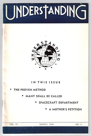 Image du vendeur pour Understanding - March, 1958. UFO, New Age / from the Collection of Max Miller mis en vente par Singularity Rare & Fine