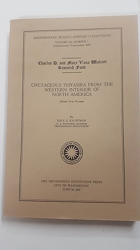 Immagine del venditore per CRETACEOUS THYASIRA FROM THE WESTERN INTERIOR OF NORTH AMERICA. venduto da Cambridge Rare Books