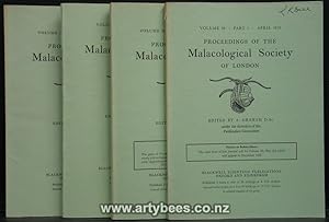 Seller image for Proceedings of the Malacological Society of London. Volume 39. Parts 1, 2/3, 4 and 6 for sale by Arty Bees Books
