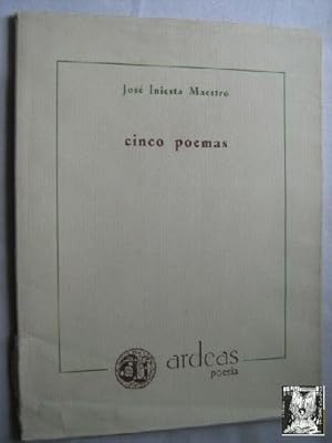 Imagen del vendedor de CINCO POEMAS a la venta por Librera Maestro Gozalbo