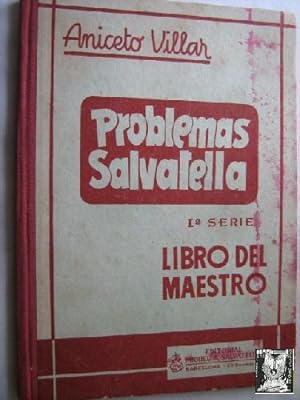 PROBLEMAS SALVATELLA. LIBRO DEL MAESTRO. 1ª Serie