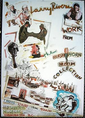 Untitled [Hirshhorn Image], 1981 (SIGNED by Larry Rivers: Limited Ed. Poster)