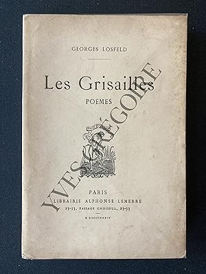 Imagen del vendedor de LES GRISAILLES a la venta por Yves Grgoire