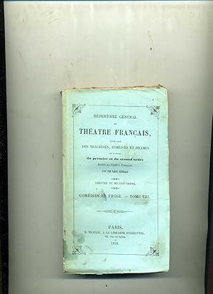 Imagen del vendedor de Rpertoire Gnral du Thatre Franais .LE TRIPLE MARIAGE comdie en un acte. - LA FAUSSE AGNES, OU LE POETE CAMPAGNARD comdie en trois actes. - LE TAMBOUR NOCTURNE OU LE MARI DEVIN comdie en 5 actes. a la venta por Librairie CLERC