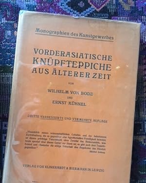 Bild des Verkufers fr Vorderasiatische Knpfteppiche aus lterer Zeit. Dritte, verbesserte und vermehrte Auflage zum Verkauf von Alexanderplatz Books