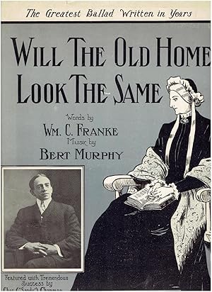 Will the Old Home Look the Same (Vintage Sheet Music)