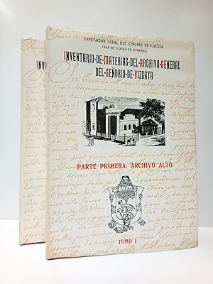 Inventario de materias de Archivo General del Señorío de Vizcaya / Prol. del Dr. Carlos Gonzalez ...