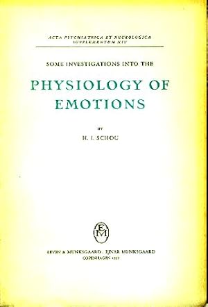 Seller image for Some investigations into the physiology of emotions for sale by Fundus-Online GbR Borkert Schwarz Zerfa