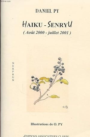 Seller image for HAIKU SENTYU avec un envoi de l auteur. for sale by Le-Livre