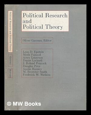 Seller image for Political Research and Political Theory for sale by MW Books Ltd.