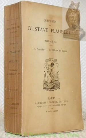 Immagine del venditore per Thtre. Le Candidat - Le Chteau des Coeurs. Prcd d'une tude de Paul Bourget et illustr d'un portrait (grav  l'eau-forte) de Flaubert. Collection Petite Bibliothque Littraire. venduto da Bouquinerie du Varis