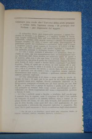 Chiunque non crede che l'Universo abbia avuto principio o ordine dalla sapienza eterna "in princi...