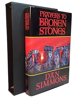 Bild des Verkufers fr PRAYERS TO BROKEN STONES. A Collection by Dan Simmons. Introduction by Harlan Ellison. Illustrated by Ron Lindahn and Val Lakey Lindahn. zum Verkauf von Thompson Rare Books - ABAC / ILAB