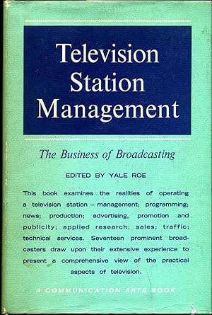 Imagen del vendedor de TELEVISION STATION MANAGEMENT. The Business of Broadcasting. a la venta por Kurt Gippert Bookseller (ABAA)