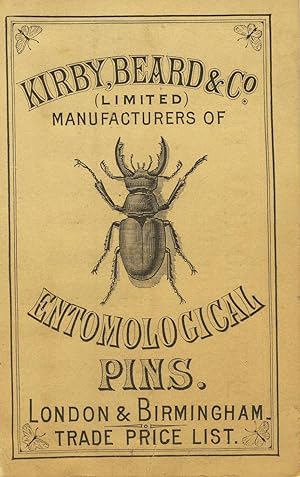 Entomological pins (sample card)