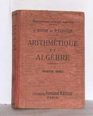 Seller image for Arithmtique et algbre premire anne for sale by crealivres