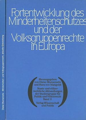 Bild des Verkufers fr Minderheiten- und Volksgruppenrecht. Aktuelle Entwicklung / Entwicklung des Minderheitenschutzes und der Volksgruppenrechte in Europa. 2 Bnde. zum Verkauf von Antiquariat Carl Wegner