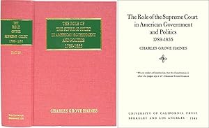 Seller image for The Role of the Supreme Court in American Government and Politics. for sale by The Lawbook Exchange, Ltd., ABAA  ILAB