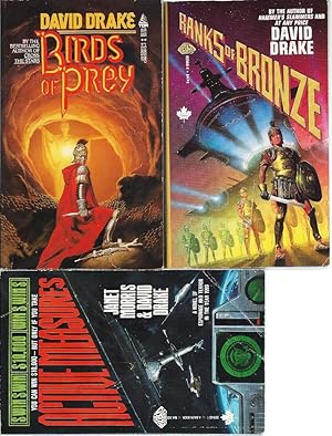 Seller image for DAVID DRAKE" BOOKS: Birds of Prey / Ranks of Bronze / Active Measures for sale by John McCormick