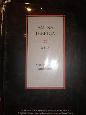 Fauna Ibérica. Vol. 20. Mallophaga. Amblycera