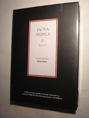 Fauna Ibérica. Vol. 17. Coleoptera: Histeridae