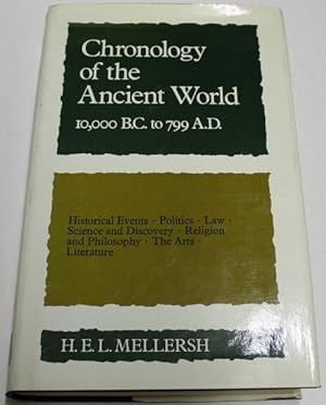 Seller image for Chronology of the Ancient World 10,000 B.C. To 799 A.D. for sale by H4o Books