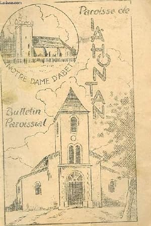 Seller image for BULLETIN PAROISSIAL D'IAHONTAN, NOTRE DAME D'ABET for sale by Le-Livre