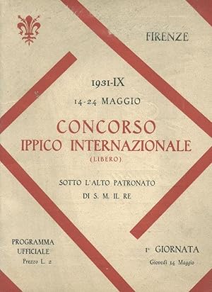 Seller image for Concorso Ippico Internazionale [1931/IX] for sale by Robin Bledsoe, Bookseller (ABAA)