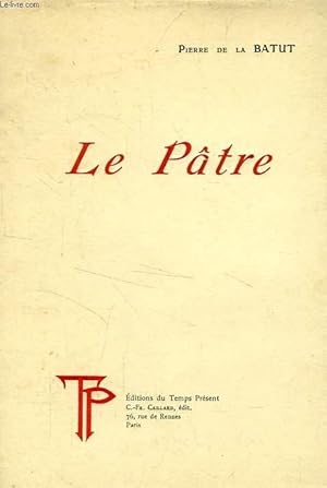 Seller image for LE PATRE, 1 ACTE EN PROSE for sale by Le-Livre