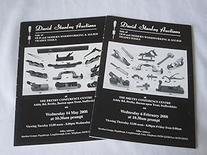 David Stanley Auctions 2008 Sale of Old and Modern Woodworking and Allied Trades Tools, 2 Catalogues