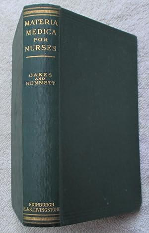 Seller image for Materia Medica for Nurses for sale by Glenbower Books