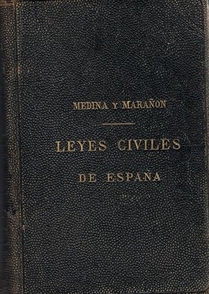 Seller image for LEYES CIVILES DE ESPAA for sale by Librera Torren de Rueda