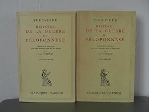 Histoire de la guerre du Peloponese (2 volumes)