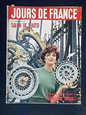 JOURS DE FRANCE-N°151-5 OCTOBRE 1957-SALON DE L'AUTO