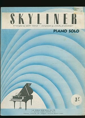 Bild des Verkufers fr Skyliner [Vintage Piano Sheet Music] zum Verkauf von Little Stour Books PBFA Member