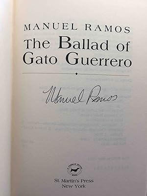 Seller image for THE BALLAD OF GATO GUERRERO. for sale by Bookfever, IOBA  (Volk & Iiams)