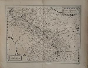 Kupferstich-Karte wohl von Henricus Hondius bei Janssonius. Contado di Molise et Principato Ultra.